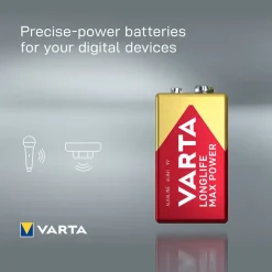 Varta Batería alcalina 9V Long Life