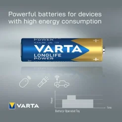 Varta Batería Longlife Power Mignon AA LR06