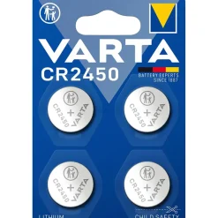 Varta Baterías de litio CR2450 4 unidades