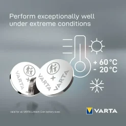 Varta Pila de botón CR2025 5 unidades