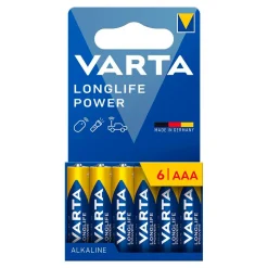 Varta Pilas alcalinas Longlife Power AAA-LR03 6 unidades