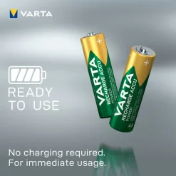 Varta 1x4 Pilas recargables AA NiMH Mignon 2600mAh
