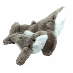 Wild Republic Juguete de peluche de ballena jorobada mediana Ecokins
