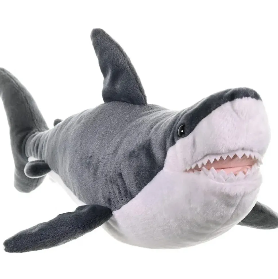 Wild Republic Peluche de tiburón blanco Cuddlekins